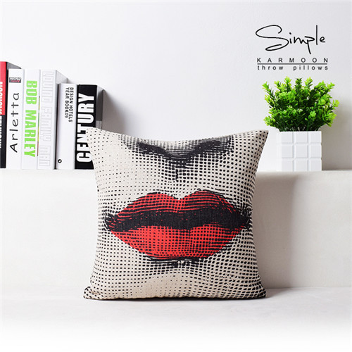 

Hot Cotton Linen Throw Pillow Case Square Cover Home Tree Pattern