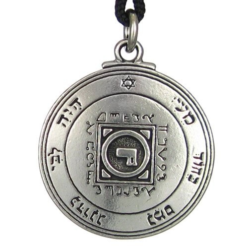 New Punk Solomon Ultimate Love Talisman Venus Pentacle Key of Solomon Seal Pendant Necklace Hermetic Enochian Kabbalah Pagan Wiccan-image-389543799