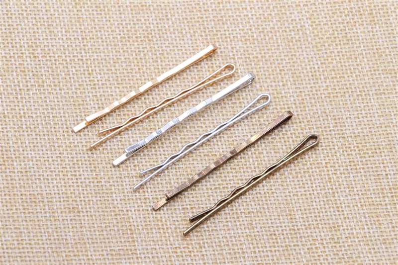 

Fashion Colorful Metal Invisible Bobby Pins 55cm Wave Straight Pins Wave Hair Barrettes Hair clips For Hair