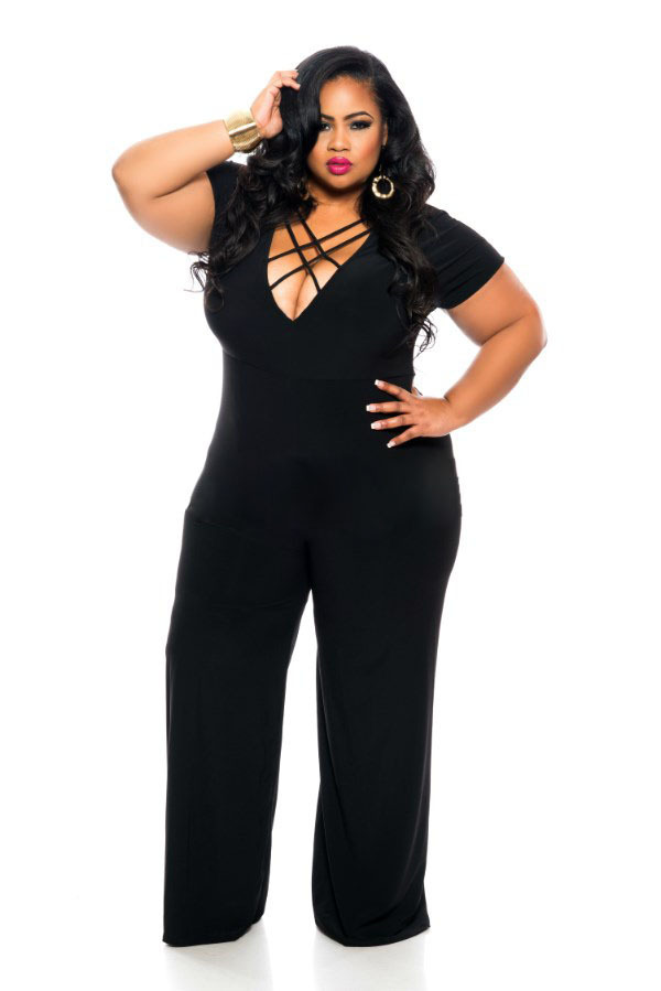 jumpsuit for plus size ladies