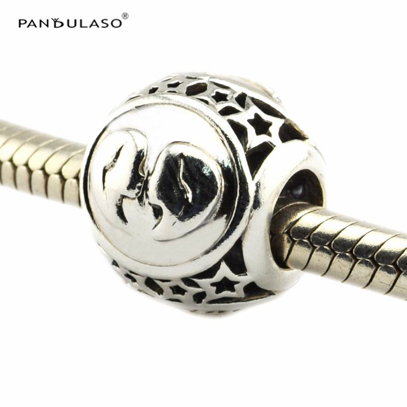 Gemini Star Sign Bead Sterling-Silver 12 Constellations Fits Pandora Bracelet For Woman Beads DIY Woman Jewelry Wholeasle