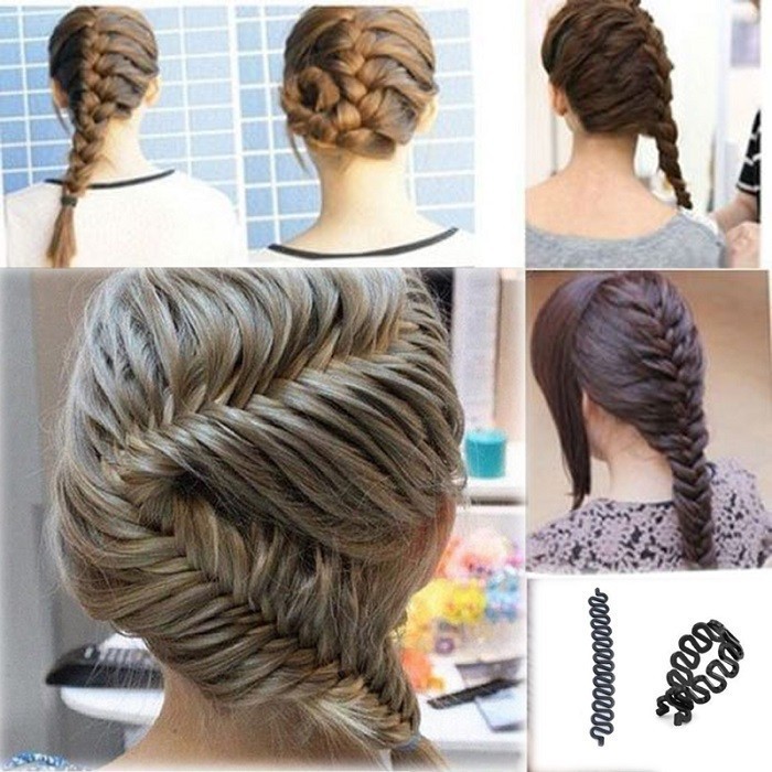 Haar Tools spirale Frisurenhilfe Braider Pferdeschwanz Flechten Styling Zubehöre