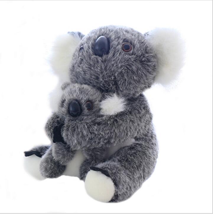 2020 28CM Super Cute Sitting Mother And Baby Koalas Plush Toys Stuffed