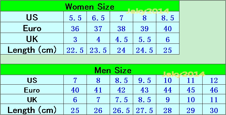 Louboutin Size Chart Cm