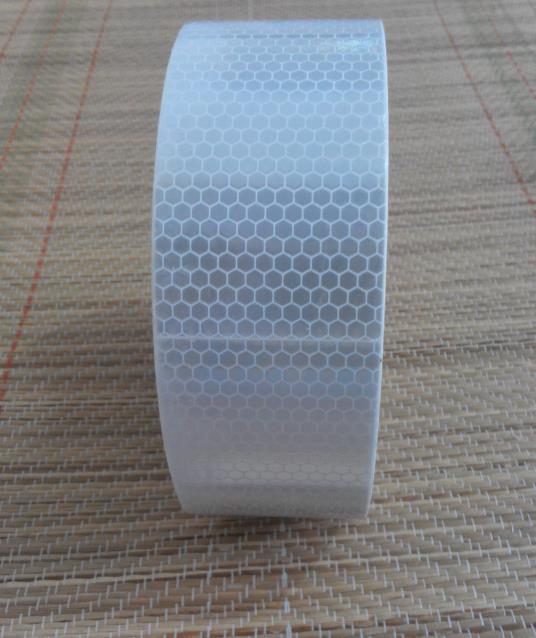 

Self-adhesive High Visibility Traffic Signal Sticker Tape White Reflective Warning Sign Custom Reflect Tape Strip