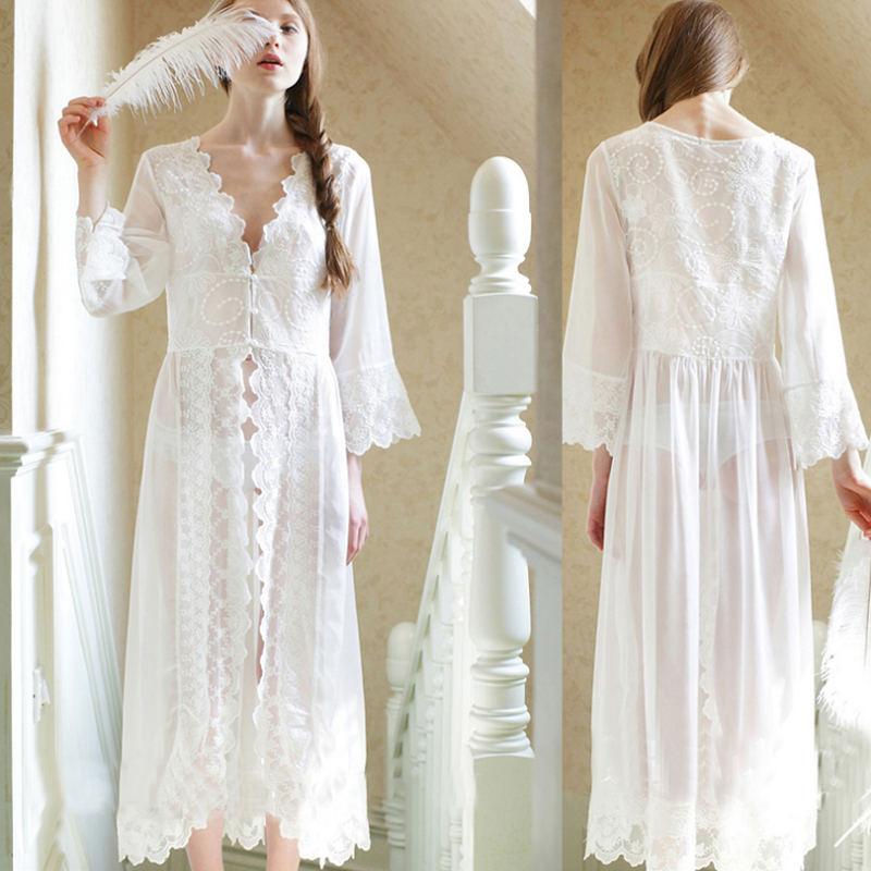 long white night dress
