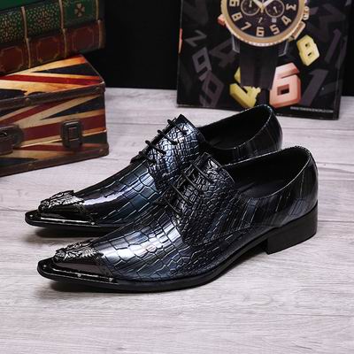 

Luxury Designer Men Business Leisure Leather Shoes Fashion Lace Up Python Pattern Office Career Pointed Toe Dress Shoes 38-46, Styie 01