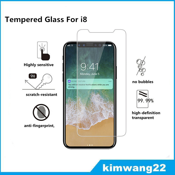 

For iPhone 8 Tempered Glass Screen Protector For Iphone8 Iphone X Edition Film 2.5D 9H Anti-shatter Paper Package