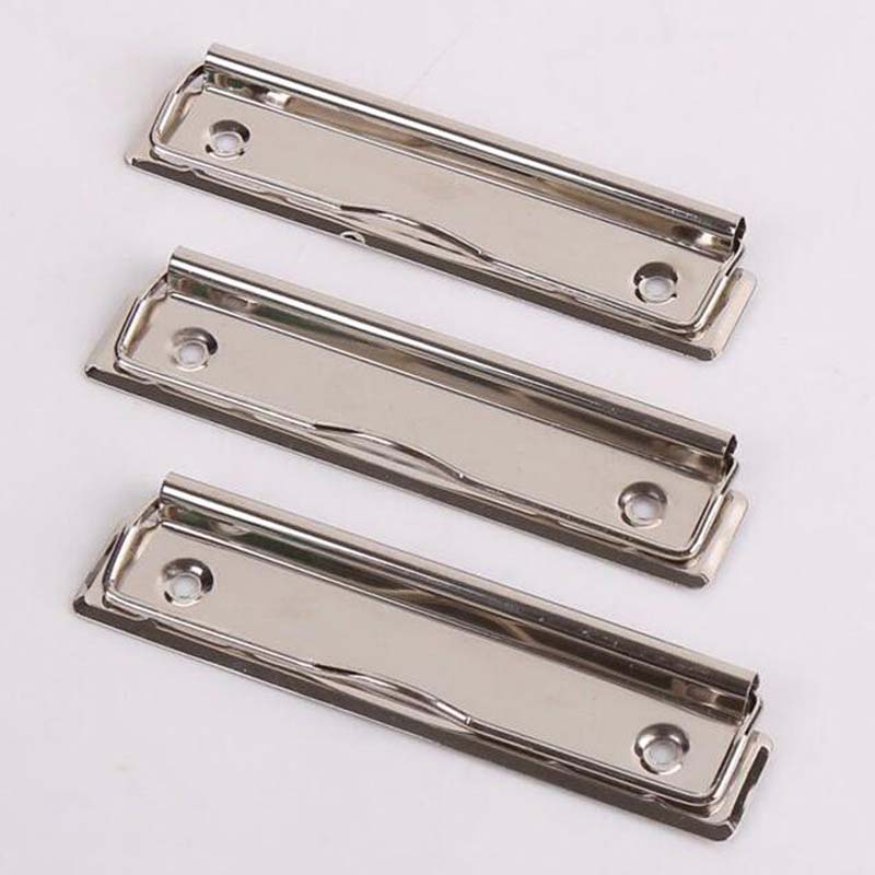 20pcs Metal Board Clips Portable 10cm School Office Supplies Writing Board Spring Clip Multifunctional Board Clip Papelaria-image-387198006