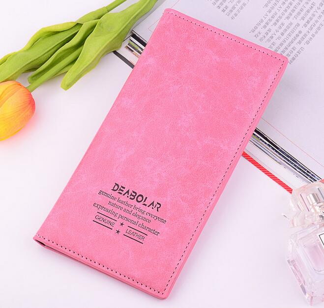 

New Fashion Thin Multifunction Credit Card Long Wallets 5colors, Blue