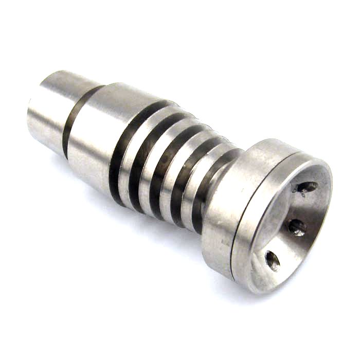 

Two function Domeless Titanium Nail Ti Nail 14mm/18mm Male Grade 2 GR2 Titanium Nail fits 14mm 18mm Wax Dab Comb dome