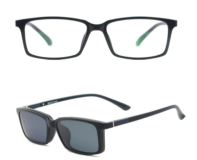 

Polarized Prescription Sunglasses TR90 Optical Frames Men Glasses Frames Branded Magnetic Clip On Sunglasses Free Shipping