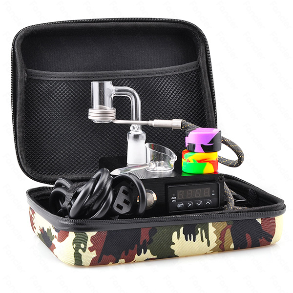 

E Dab Nail Dry Herb Vaporizer Quartz Nail Electric Dab Nail Complete Kit withTemperature Controller 100w Wax Pen