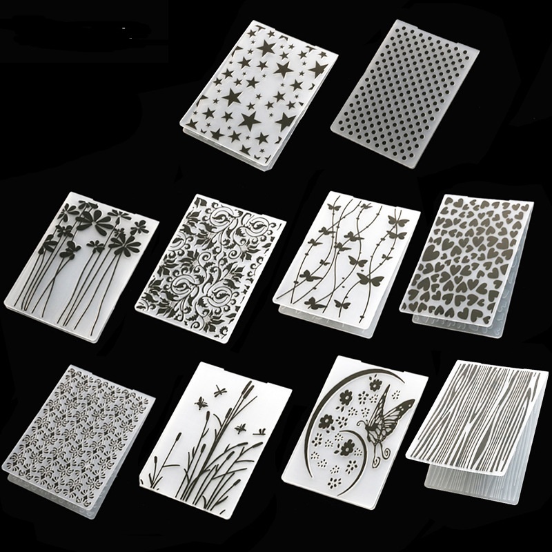 

1 PCS Plastic Embossing Folder Flower Animal DIY Scrapbooking Photo Album Card Paper Craft Decoration Template Mold