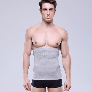 

Wholesale-Body Shaper Men Slimming Waist Trimmer Belt Corset Beer Belly Wrap Fat Cellulite Burner Tummy Control Stomach Girdle