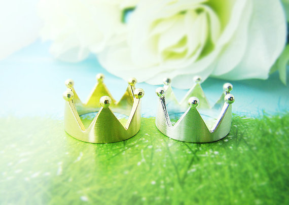 

Big Crown Sterling Silver Open Ring Women Finger Ring ,925 Silver Pretty Crown Finger Jewelry Best Gift