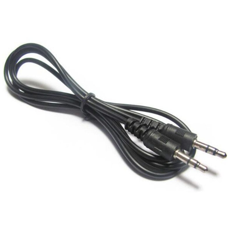 

aux cable 3.5mm 50CM Male to Male Audio Aux Plug 3-Ring Mini AV Cable black color good quality