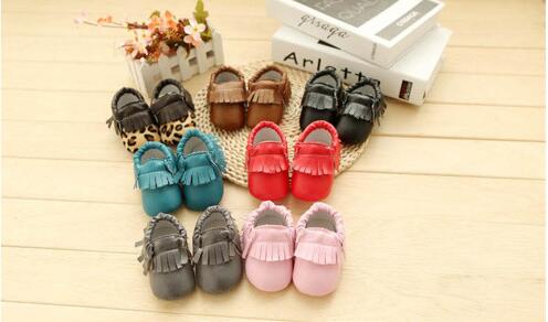 

Baby Shoes Baby moccasins PU Leather walker shoes Tassels Infant Soft soled First Walker shoes Toddlers fringe PU leather moccasin, As picture