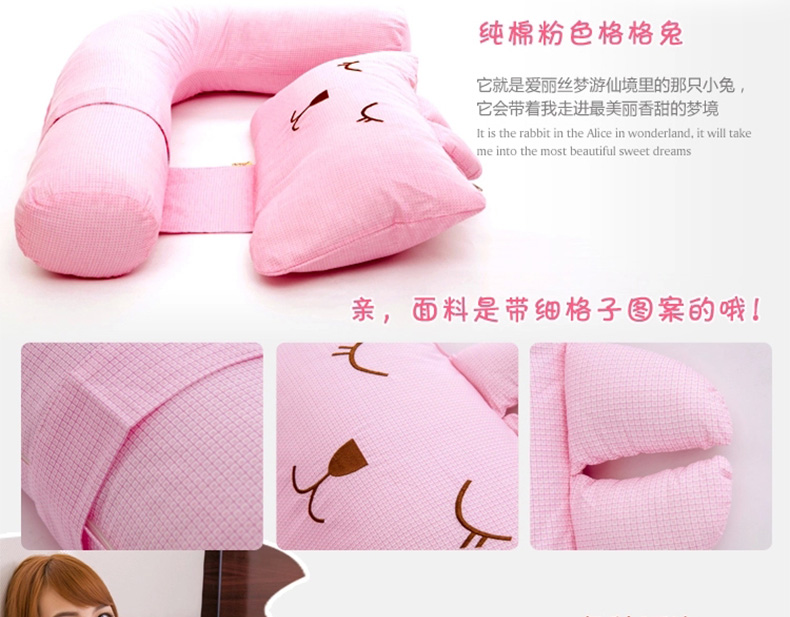 new arrival F-shape pregnancy pillow soft breathable maternity women sleep pillow breastfeeding nursing support waist pillow