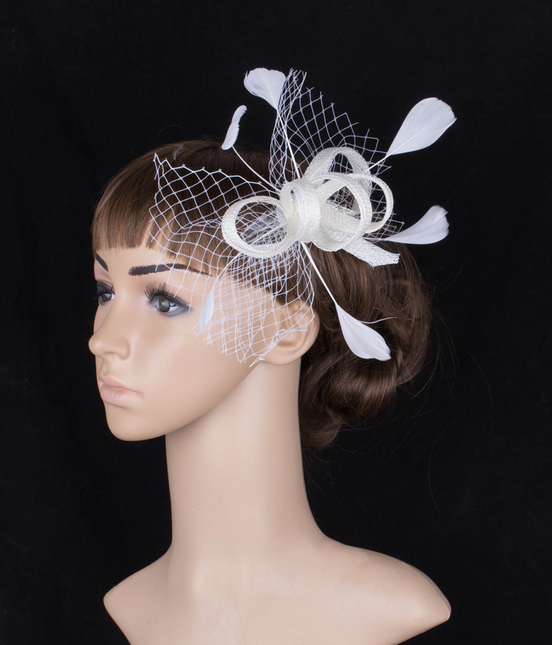 

17 colors enchanting sinamay material fascinator headpiece church headwear birthday hat suit for all season MYQ087