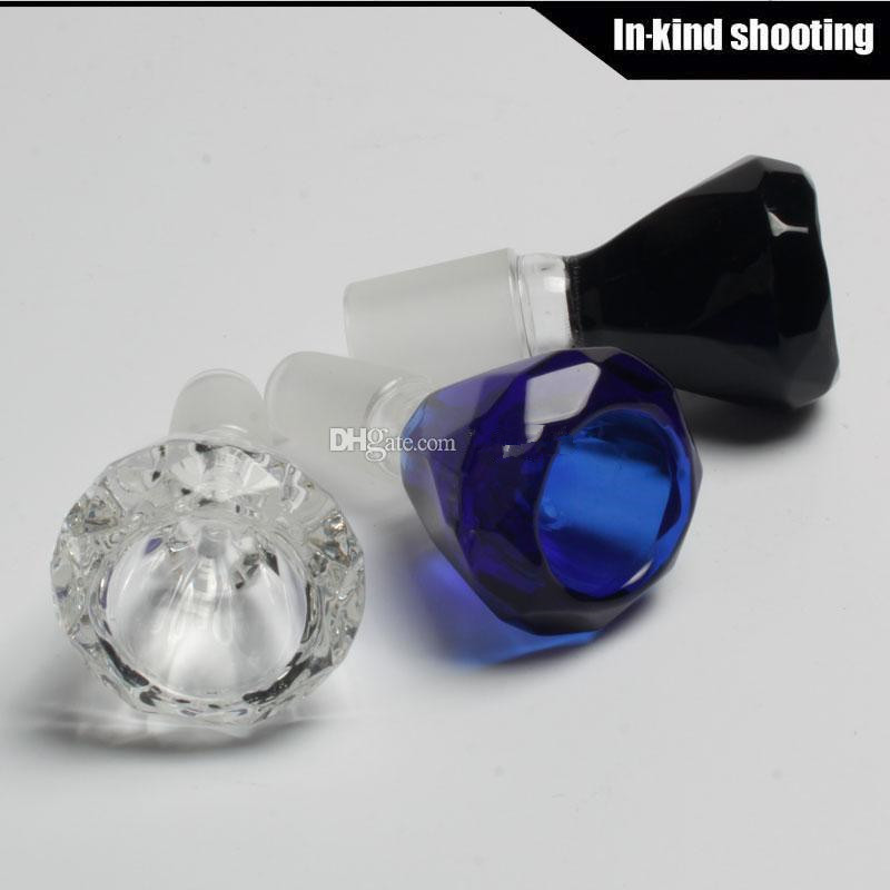 

Manufacturer 14.4mm and 18.8mm joint diamond bowls bong glass smoking bowl bowls 14mm 18mm for water pipe free shipping