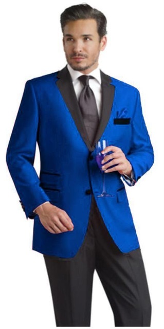 

Wholesale-New Arrival Two Button Blue Groom Tuxedos Groomsmen Men's Wedding Prom Suits Bridegroom (Jacket+Pants+Tie) K:716, Gray