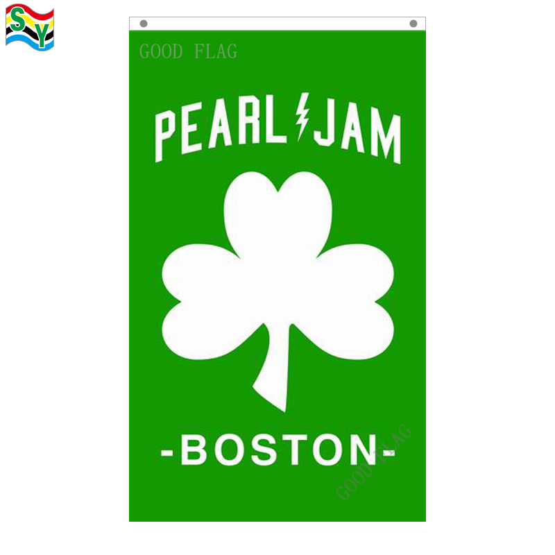 

GoodFlag Free Shipping pearl jam flags artwork flags banner 3X5 FT 90*150CM Polyster Outdoor Flag