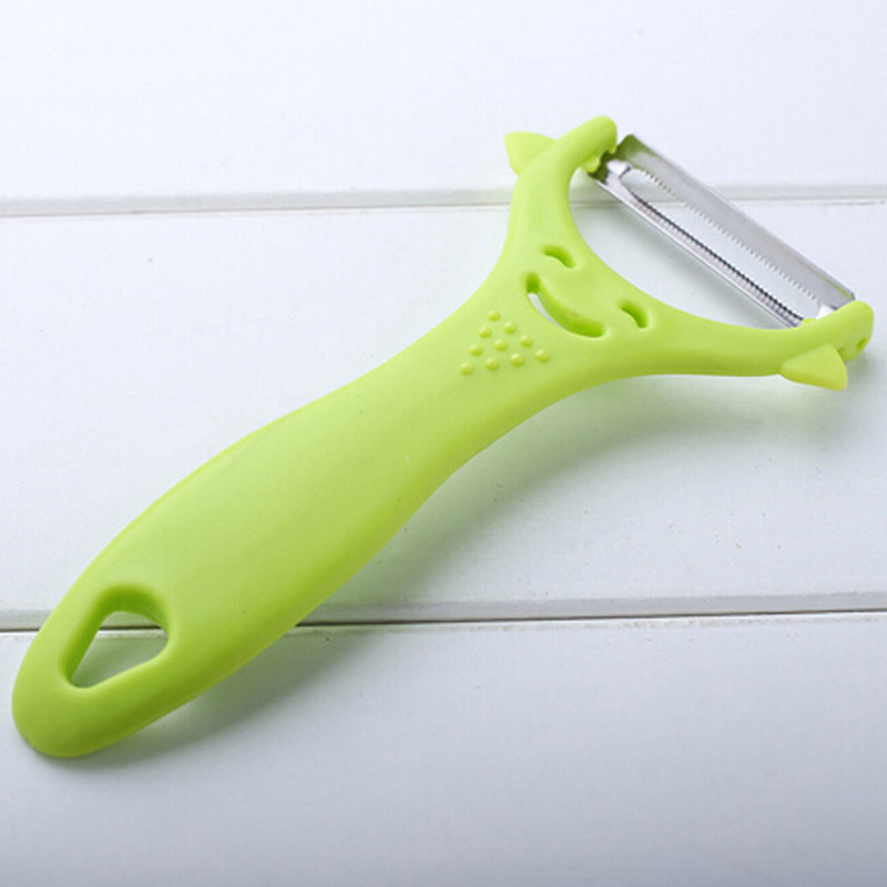 

Multifunctional Peeler Melon Gadget Vegetable Fruit Carrot Potato Slicer Cutter creative smiley face Kitchen Cookig Tools