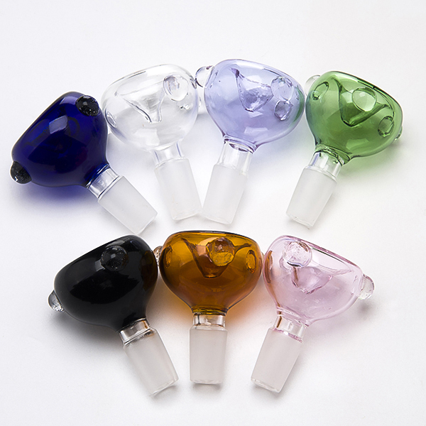

14mm 18mm Glass Bowl Male Glass Bowls Glass Herb Holers For Water Bongs Bowls Funnel Rig Accessories Ash Catcher