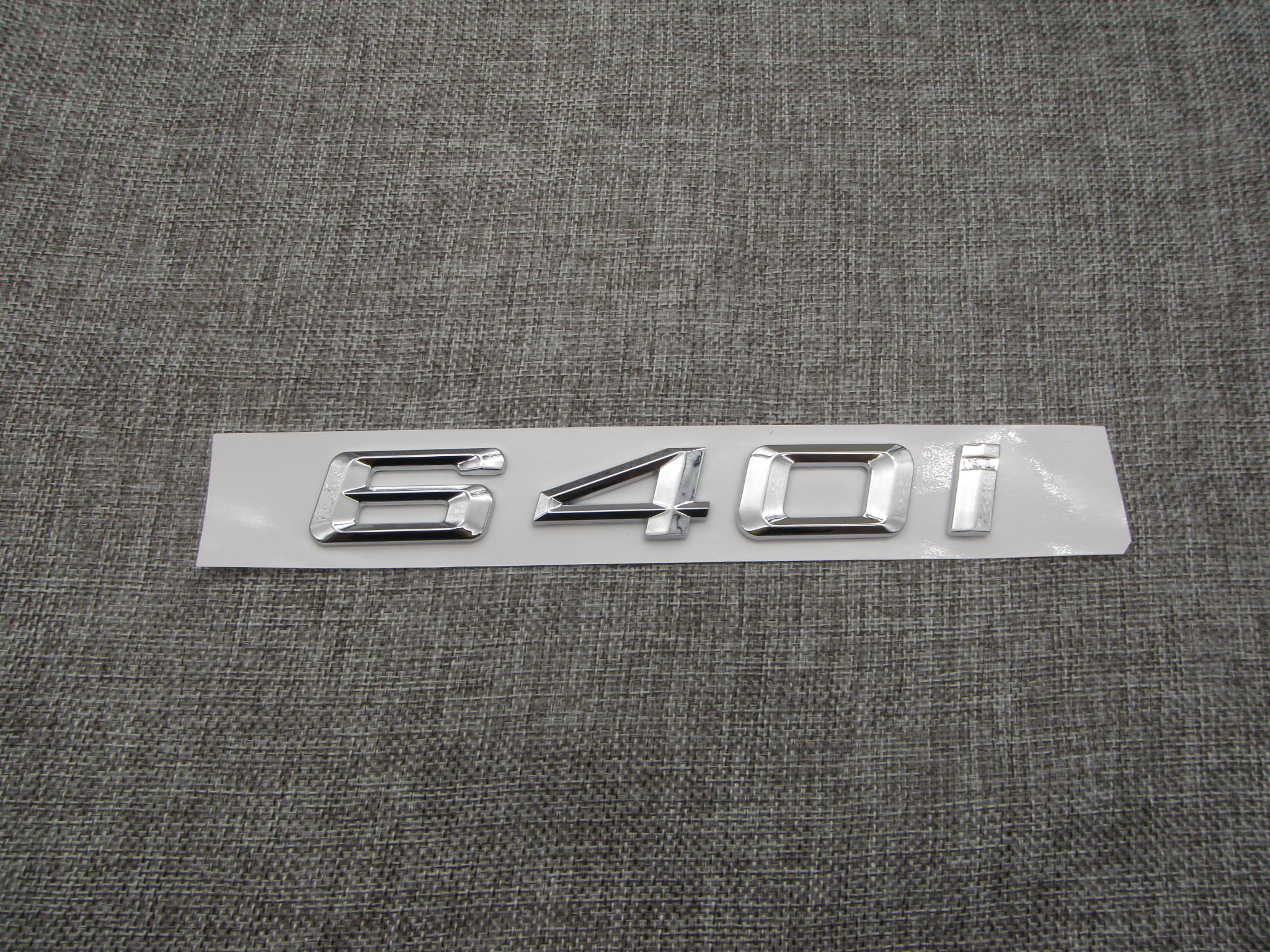 

Chrome Trunk Rear Number Letters Word BadgeS Emblem Sticker for BMW 6 Series 640i