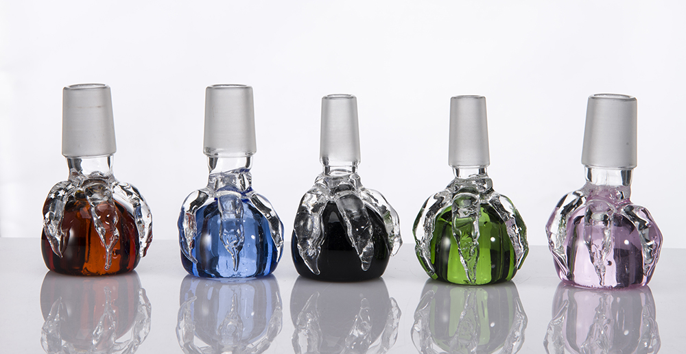 

Dragon Claw Bowl Colorful Glass Bowl Joint With 14mm And 18mm Male Joint For Glass Bongs Water Pipes