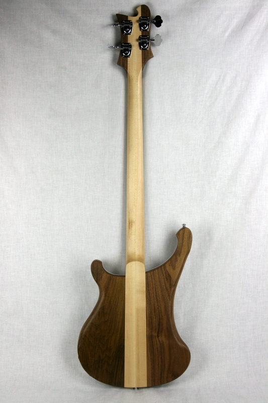 

Ricken 4001 RARE TRANSLUCENT WALNUT vintage 4000 4003 4 String Electric Bass Guitar Neck Thru Body One PC Neck & Body