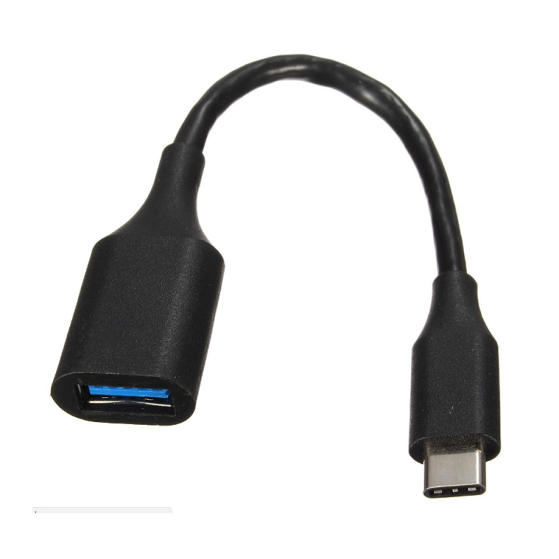 Color : Black Happyshopping USB Data Cable USB-C//Type-C 3.1 Male to USB 3.0 Female OTG Cable Black Length: 19cm,Simple and Practical
