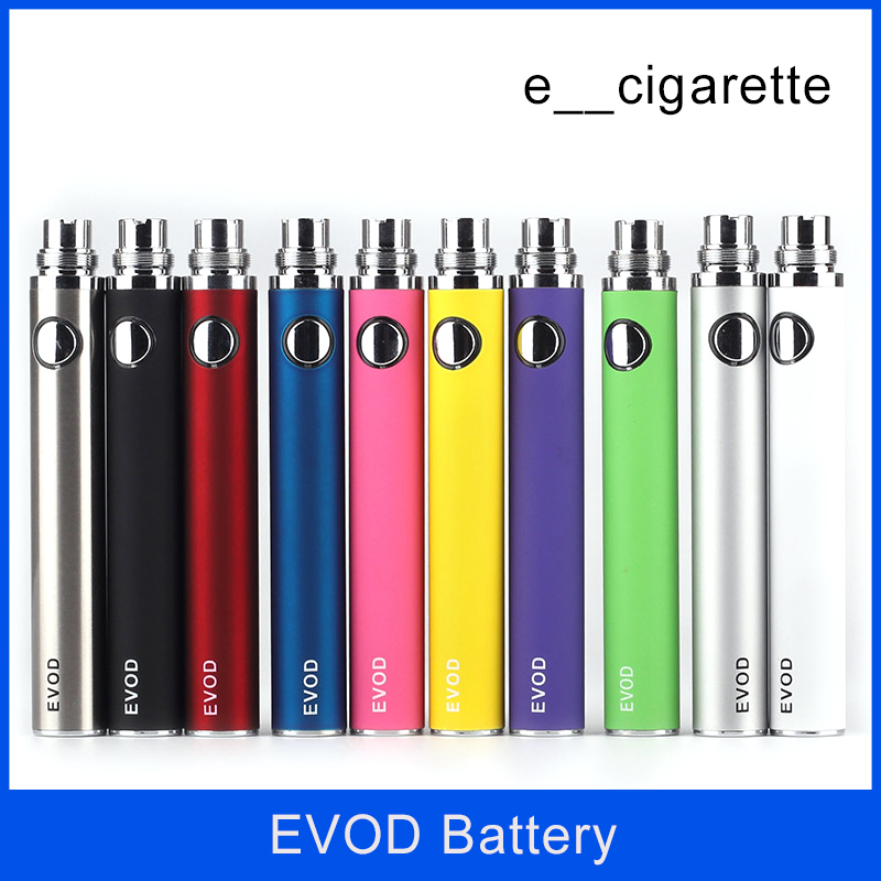 

EVOD Battery 650mah 900mah 1100mah colorfull EVOD Battery for MT3 CE4 CE5 CE6 Electronic Cigarette E cig Kit