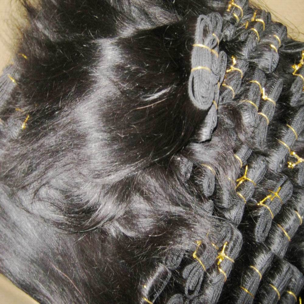 

Best selling 20pcs/lot Peruvian Straight processed Human Hair Wefts nice weaves Crochet Soft Hairs wholesale deal, Natural color