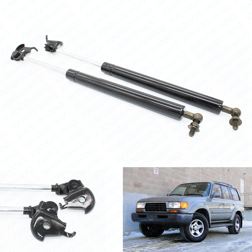 

2pcs Auto Bonnet Hood Shock Gas Struts Spring Lift Supports for 1990 1991 1992-1997 Toyota Landcruiser 80 Series FOR 1996-1997 Lexus LX450