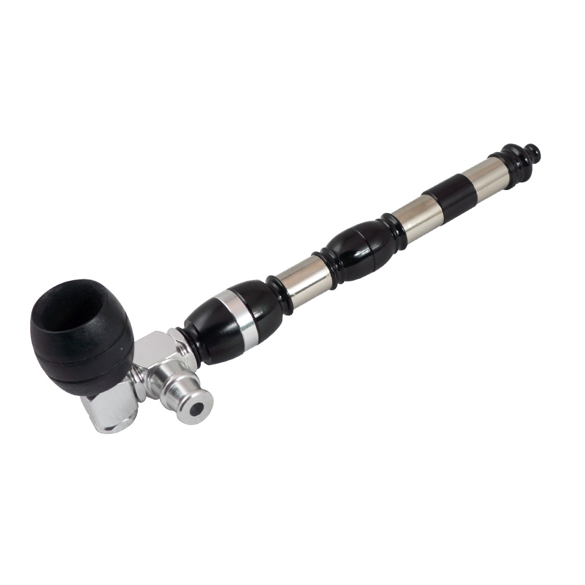 

175mm Black Special Pipe Metal Smoking Pipe Stainless Steel Herb Pipe Smoking Accessories Free Shipping