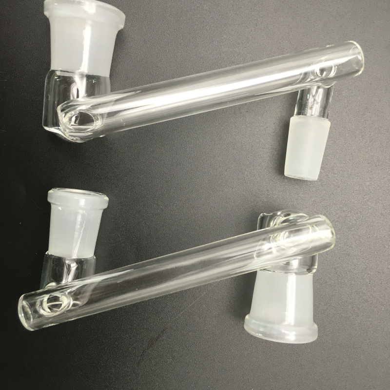 

Wholesale glass drop down adapter 18mm male to 14mm female Hookahs dropdown