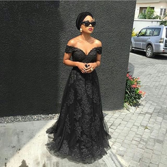 

Fashion Black Lace Dresses Evening Wear Appliqued Off The Shoulder Formal Dress Floor Length Vestidos Festa Tulle Long Prom Gowns, Blue