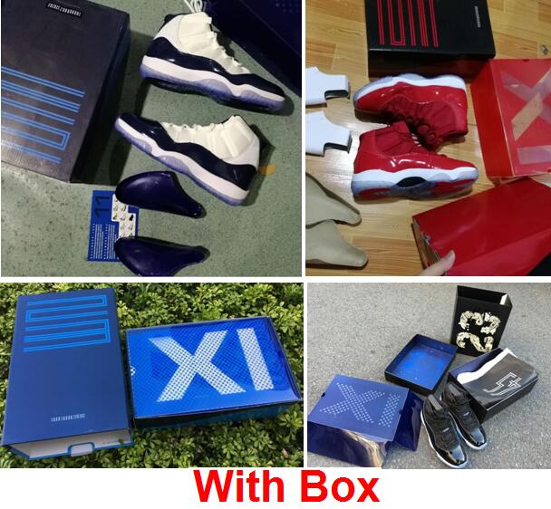 

Wholesale 2019 Bred 11 Win Like 82 Concord 11 Space Jam 11s UNC North Carolina Midnight Navy Blue Win Like 96 Gym Red Basketball shoes, Color-5-concord