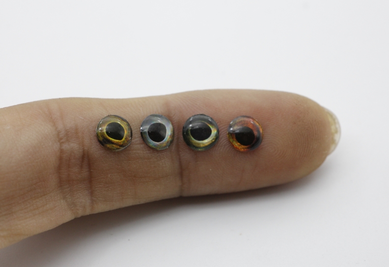 

Rompin 100pcs 58mm Special 3D Fishing Lure fish Eyes for Unpainted Crankbaits Lure Bodies Blank Minnow Hard Baits Tackle Craft