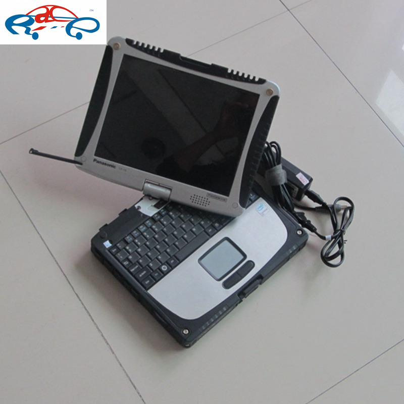 

top quality Toughbook CF19 Car Diagnostic tool laptop CF 19 with touch & rotate screen hdd for mb Star C3/C4 c5