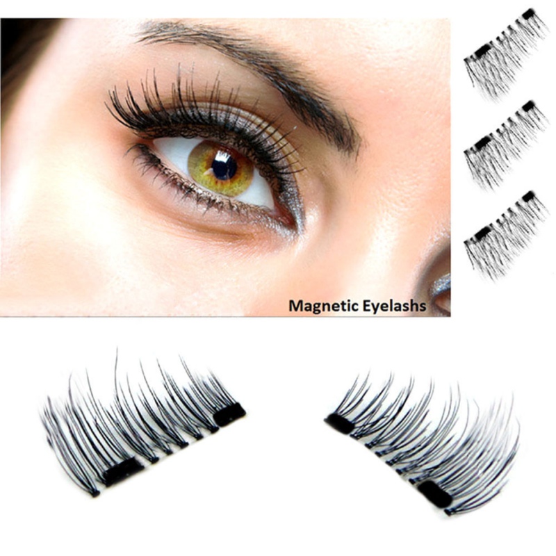 

Magnetic False Eyelashes Soft Natural Makeup Mink Magnet Fake Eyelashes Natural Eye Lashes Extension Handmade