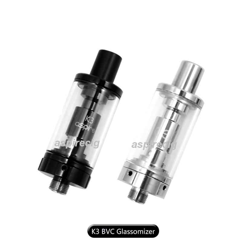 

Aspire Authentic Tank K3 BVC K3 100% Tank Nautilus 1.8ohm Glassomizer BVC Atomizer 2ml Vertical Bottom Capacity Coil Kit Fit Best Wmmar