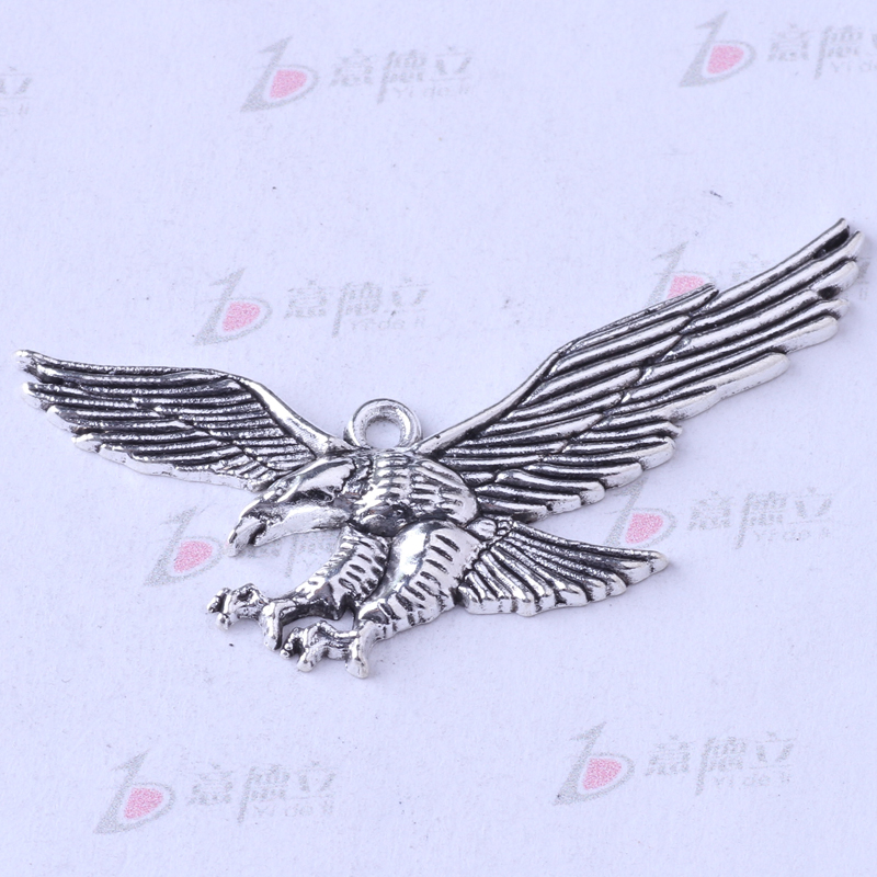 Aigle soar pendentif bijoux à bricoler soi-même fit Bracelets ou collier alliage Antique argent/bronze breloques 75 pcs/lot 3362z