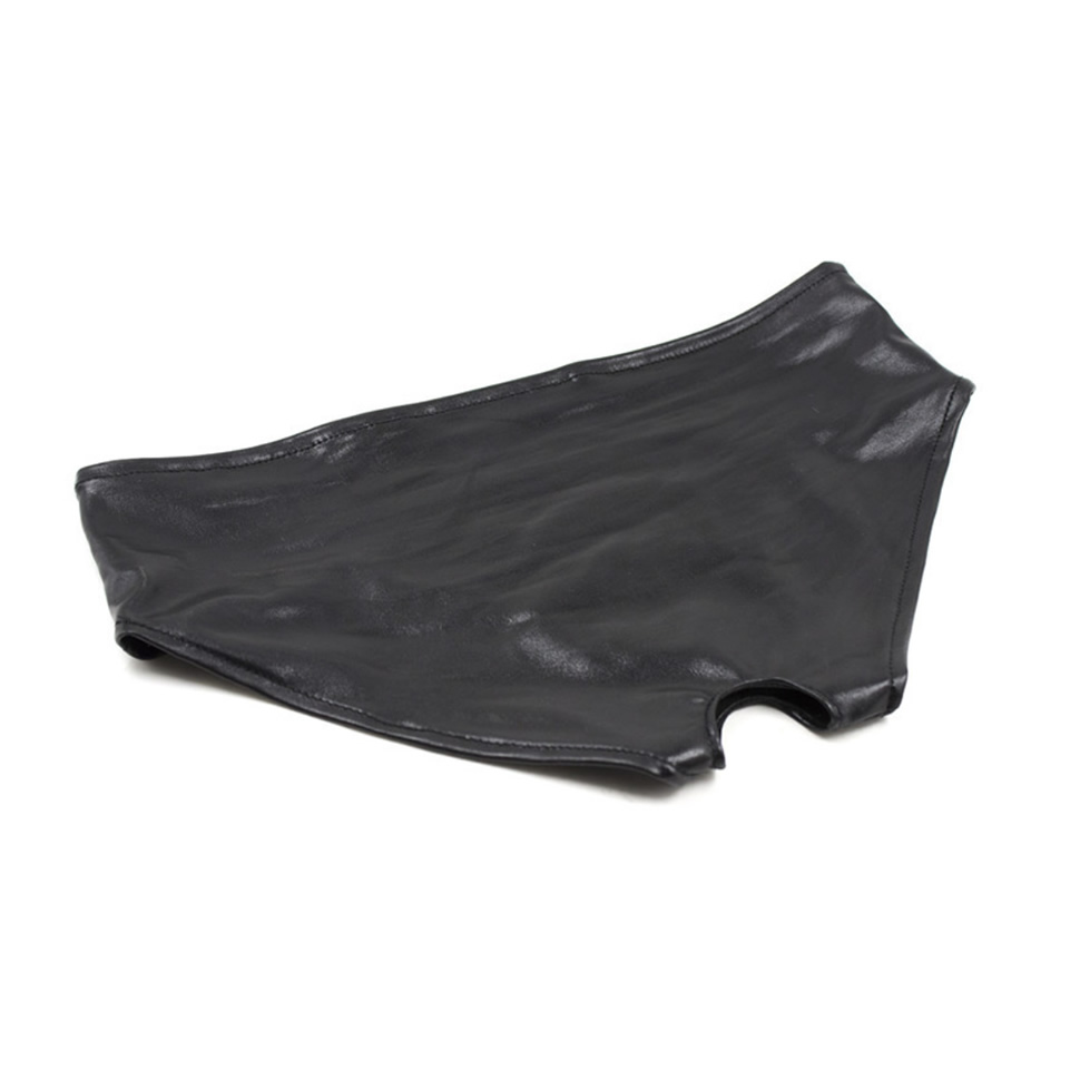Female Sexy Leather Underwear Open Crotch Thong T-back Women Crotchless Lingerie Costume Dance Wear New Design B0407005-image-379883166