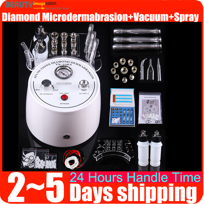 

3in1 Mini Diamond Dermabrasion Microdermabrasion Facial Skin Rejuvenation Spray Anti-aging Vacuum Peeling Machine Powerful Suction Updated