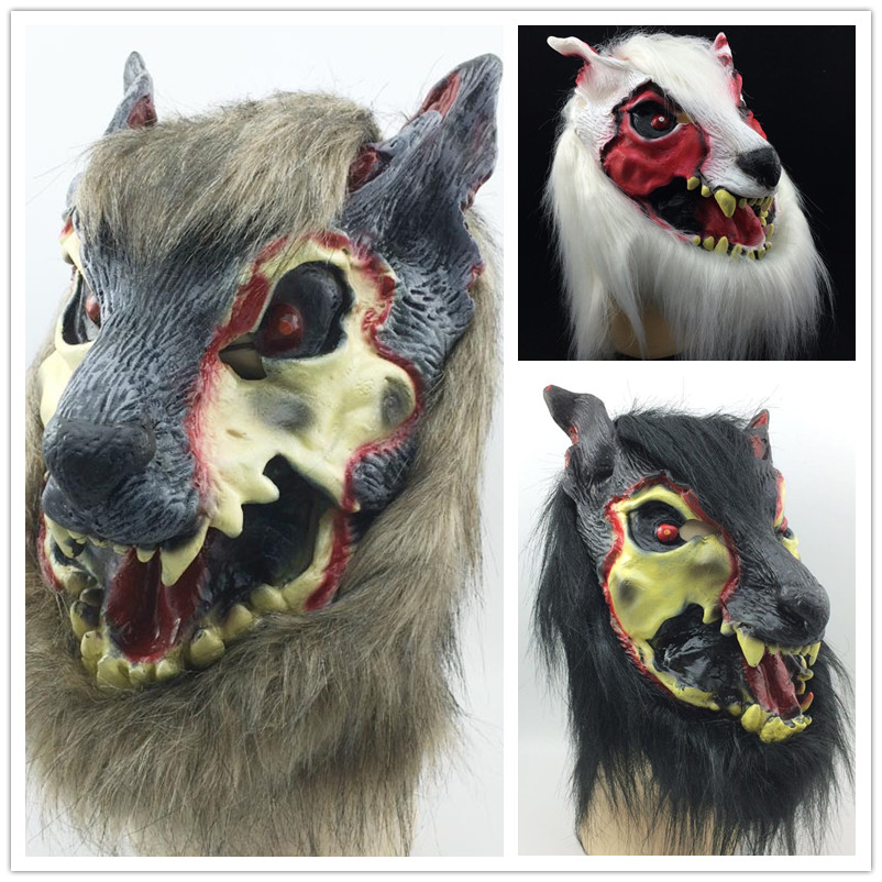 Licantropo Mens HALLOWEEN FANCY DRESS COSTUME HORROR LUPO LUPI OUTFIT grandi