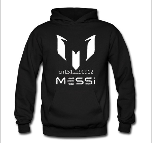 

Wholesale-High quality NO.10 Messi Hoodies coat Unisex Football Fan Messi Pullover sweatshirt messi jacket