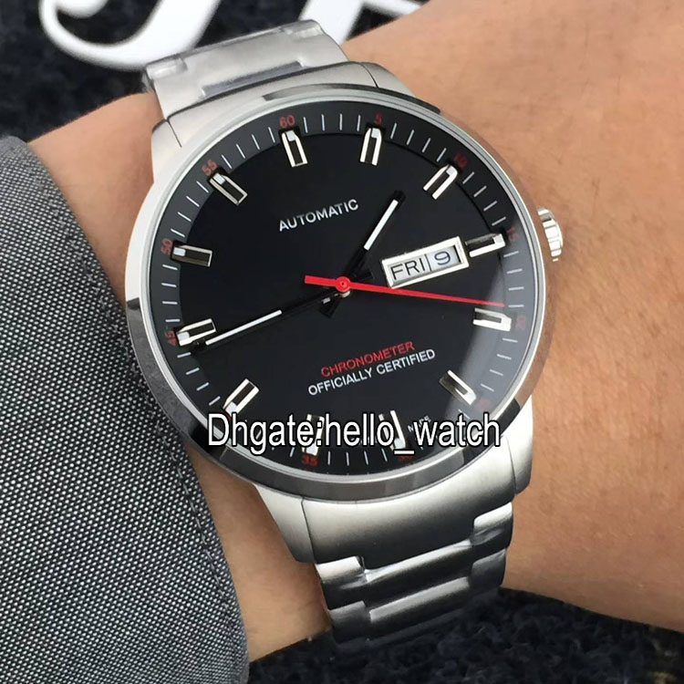 

4 Color New MIYOTA Double Calendar Commander Gent M021.431.11.051.00 Black Dial Automatic Mens Watch Stainless Steel Band Watches, Mido04b